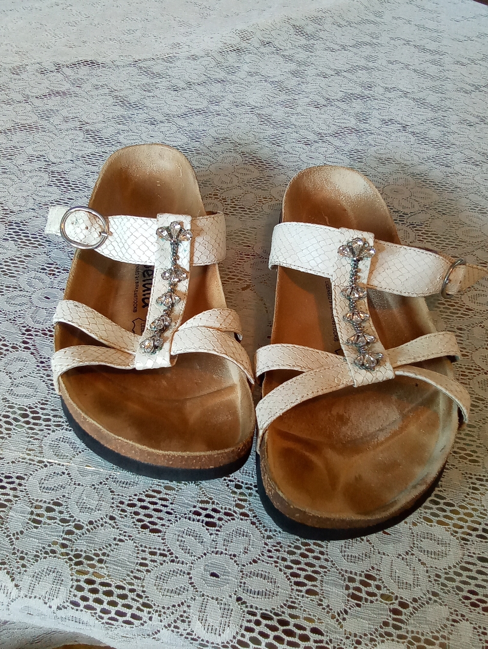 Betula by Birkenstock Cream Color Sandals - Picture 7 of 7